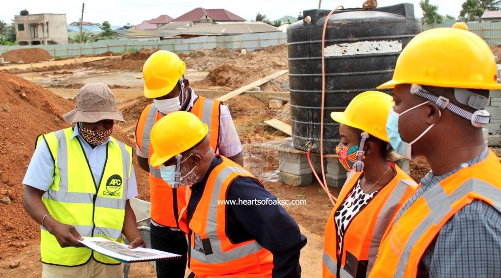PHOTOS: Dr Nyaho Tamakloe visits Pobiman project.