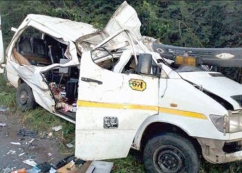SAD: Eight footballers died in a fatal accident.