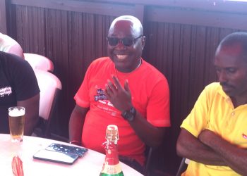 PHOTOS: Nzema Kotoko Supporters bid emotional farewell to coach Henry Wellington