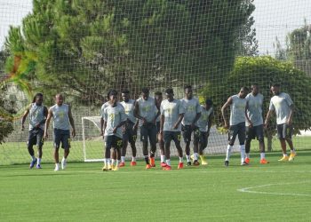GALLERY:Black Stars first training in Turkey ahead of Mali game on Friday.