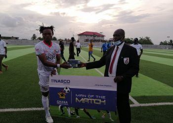 Shaibu Iddrisu wins Nasco ‘Man of the Match’ award in Karela’s win against Inter Allie