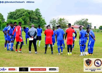 The Bibiries sharpens their training ahead of Legon Cities match.