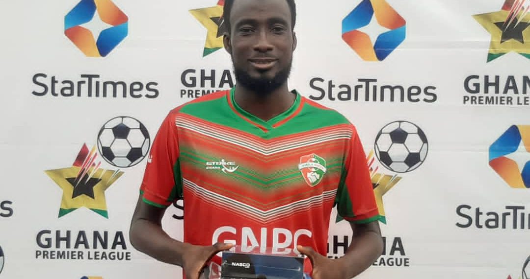 Karela United Umar Bashiru Adjudged man of the match in Ashgold draw.