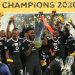 PHOTOS: Ghana goalkeeper Richard Ofori wins first trophy with Orlando Pirates in South Africa.