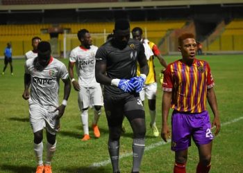 Larry Sumaila Ibrahim of Hearts wins NASCO MOTM award against Karela