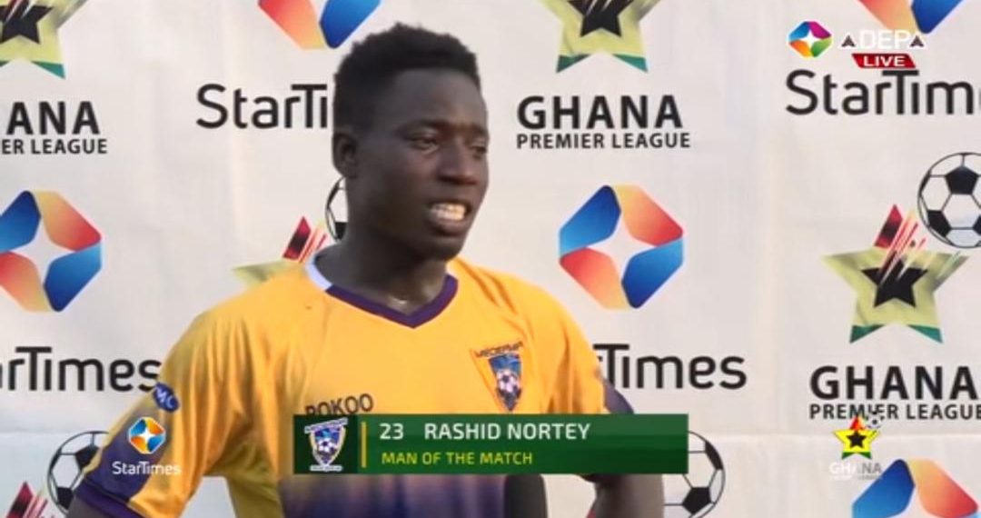 GPL Medeama vs Kotoko: Medeama’s Rashid Nortey wins MOTM against Kotoko