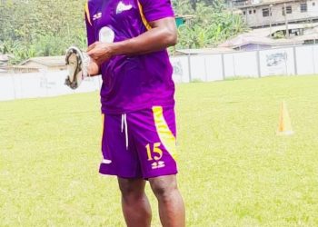 PHOTOS: Medeama SC new king Ahmed Toure intensifies personal training