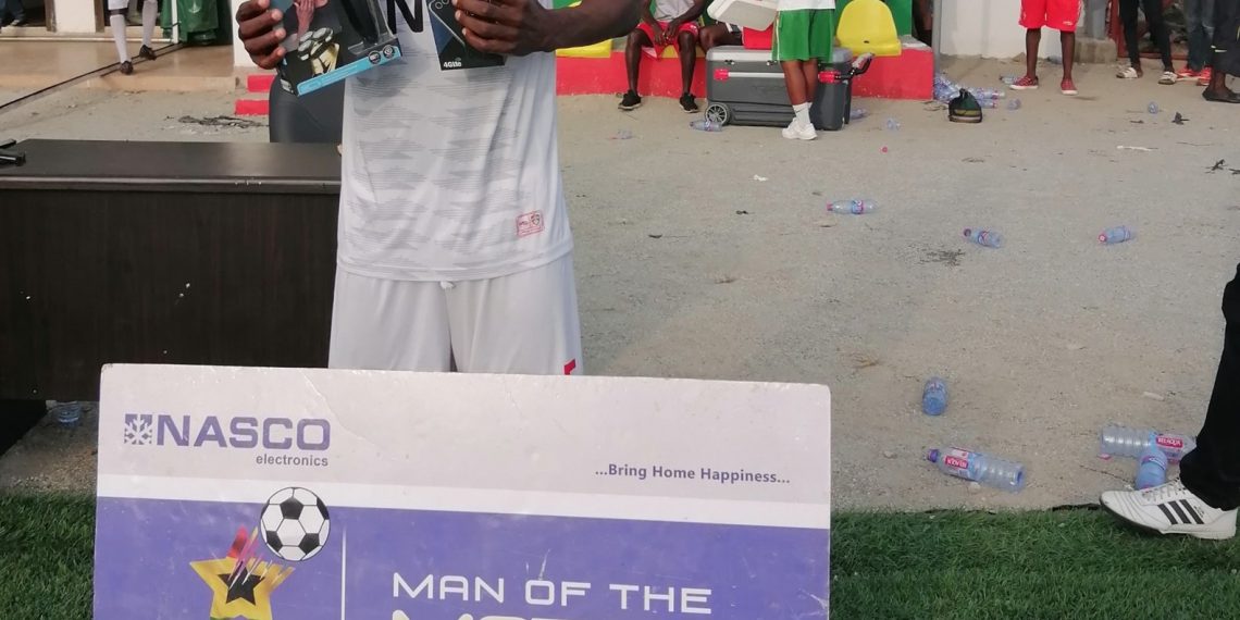 Karela Vs Liberty Professionals: Karela’s Sadiq Alhassan wins NASCO MOTM award