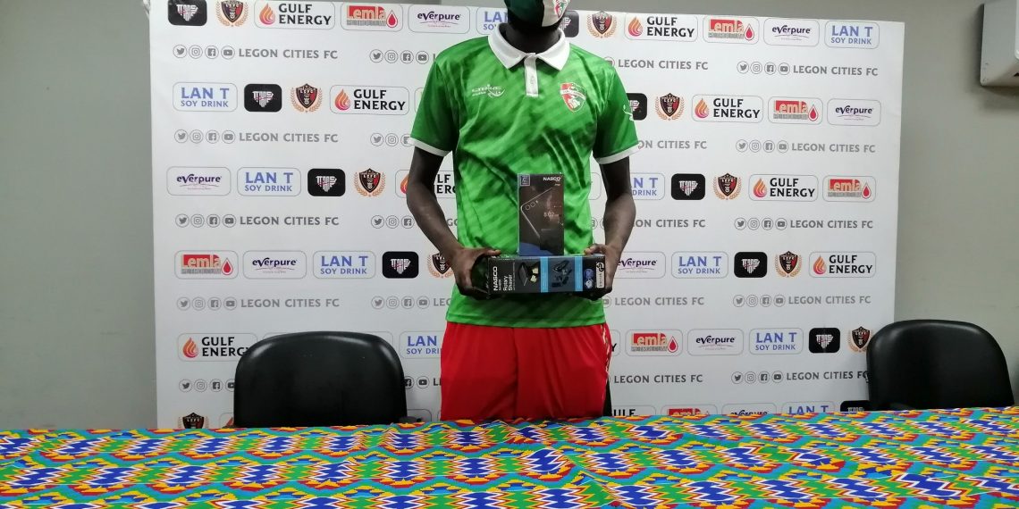 Umar Bashiru bags his third MOTM award in Karela’s 0:0 draw game against Legon Cities