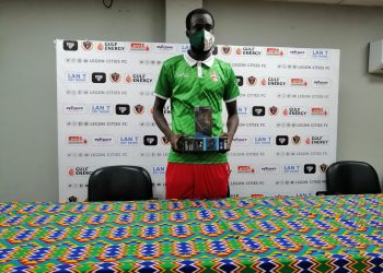 Umar Bashiru bags his third MOTM award in Karela’s 0:0 draw game against Legon Cities