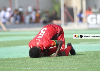 REVEALED: Why Ibrahim Imoro kissed the turf after scoring against Karela