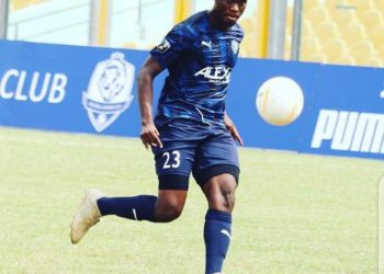 CLASSIC GOAL: Watch Evans Etti’s jaw – breaking strike for Accra Lions against Uncle ‘T’ United.