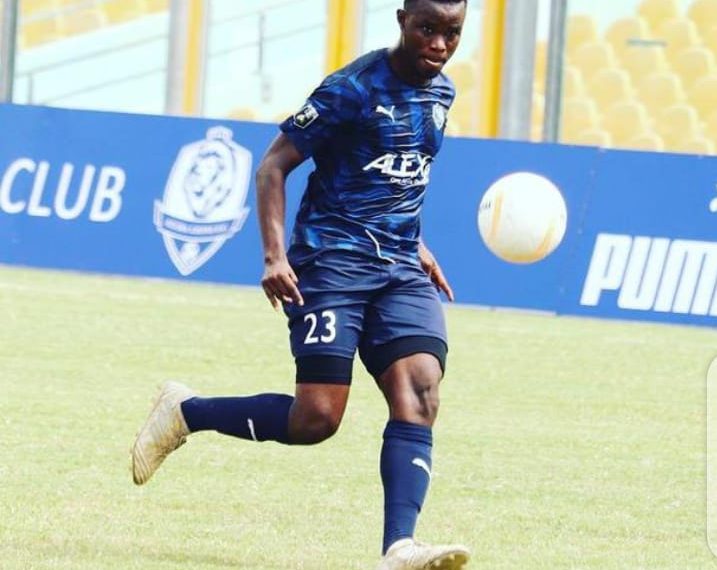 CLASSIC GOAL: Watch Evans Etti’s jaw – breaking strike for Accra Lions against Uncle ‘T’ United.