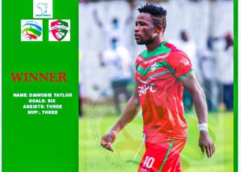 Diawusie Taylor voted Karela United Player of the Month for February