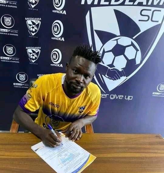 CONFIRMED: Ex-Hearts of Oak captain Vincent Atinga signs for Medeama SC