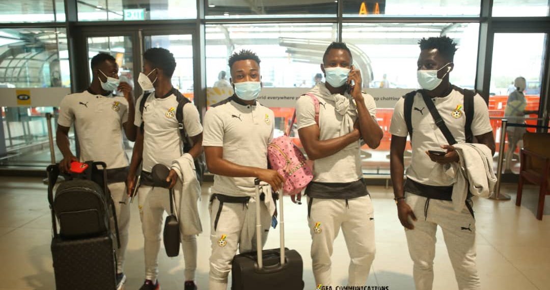 Photos: Black Stars depart for South Africa ahead of AFCON qualifier