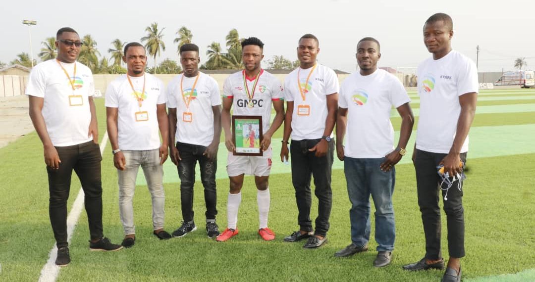 PHOTOS: Diawusie Taylor’s POTM Award in Pictures