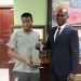 U-20 AFCON: Abdul Fatawu Issahaku presents trophy to ‘father’ Haruna Iddrisu