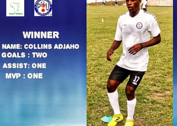 Collins Adjaho wins Proud United POTM award for March