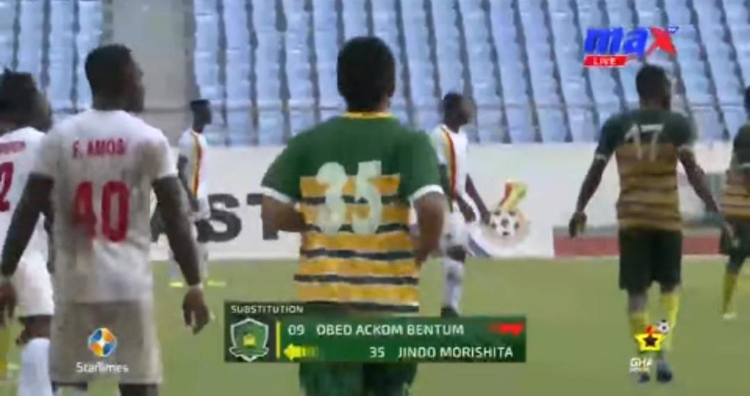2020/21 GPL: Japanese striker Jindo Morishita makes Ebusua Dwarfs debut against Eleven Wonders