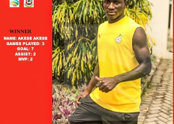 Talisman Akese Akese wins Nzema Kotoko Player of the Month Award for March