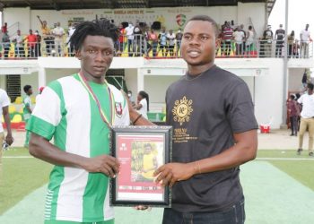 Akese Akese scoops April’s player of the month award for Nzema Kotoko