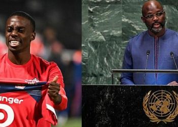 President George Weah congratulates son on Ligue 1 title