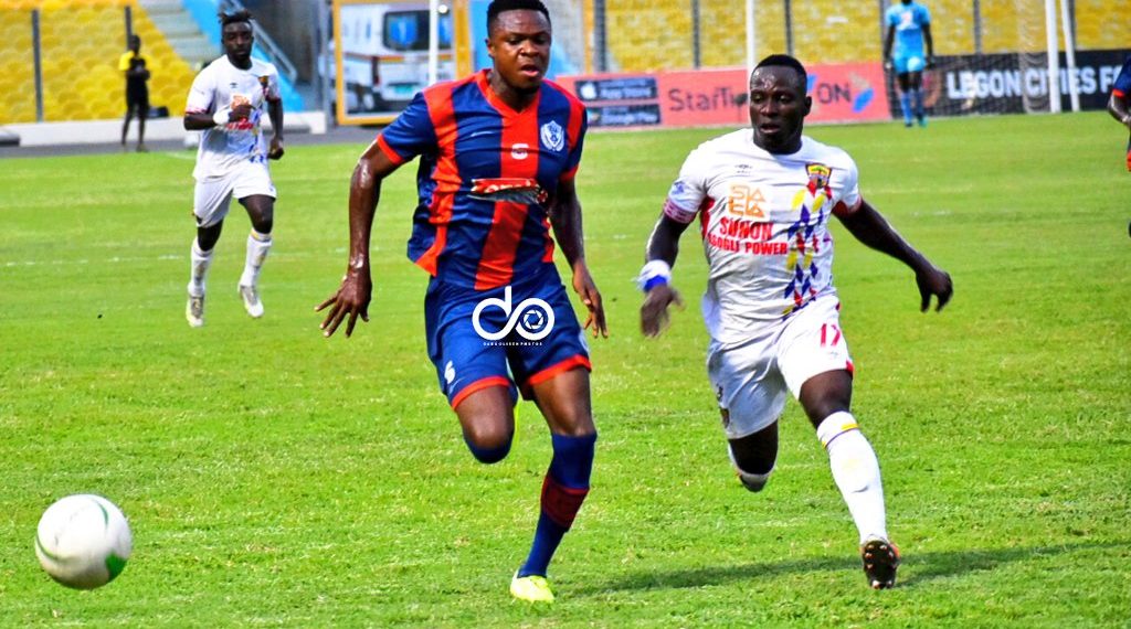 Ghana Premier League: Hearts beat Legon Cities 2-1 to reclaim top spot