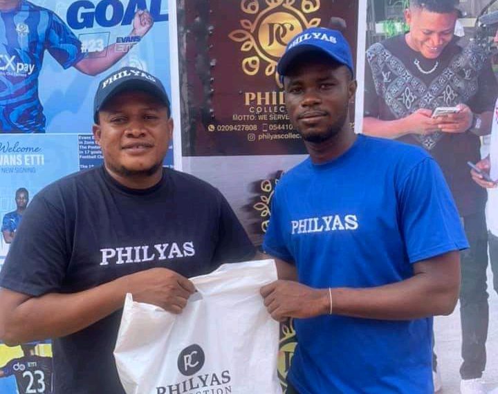 Lions forward Evans Etti seals deal with Philyas Collections