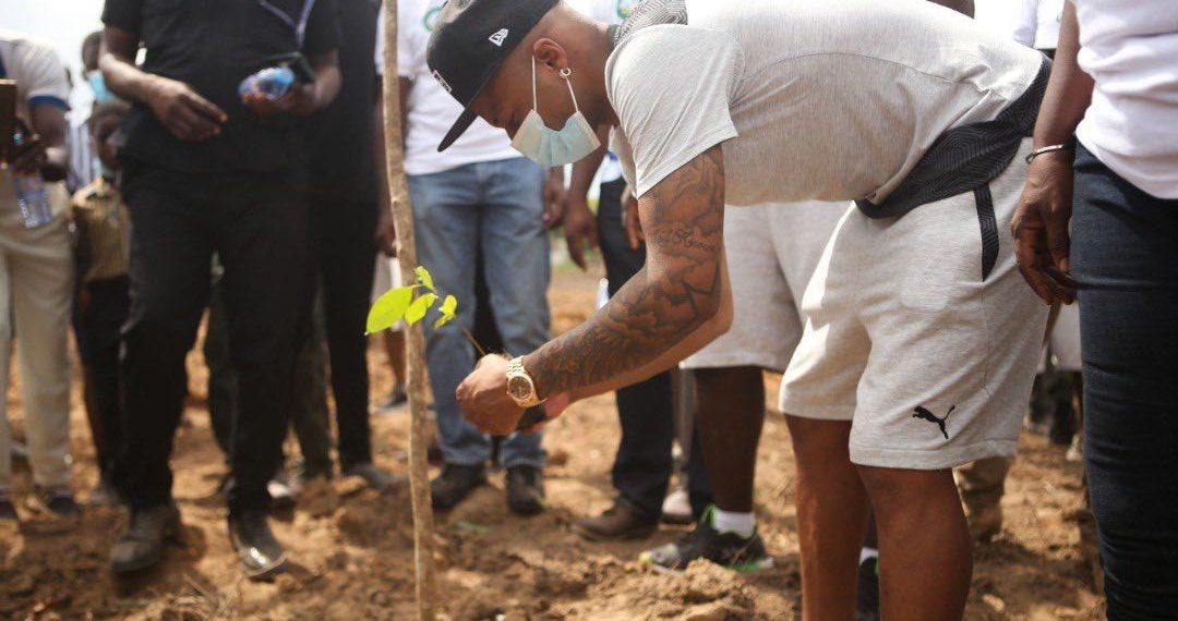 Black Stars plant trees in Cape Coast ahead of Ivory Coast clash