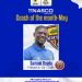 Samuel Boadu wins Coach of the month award