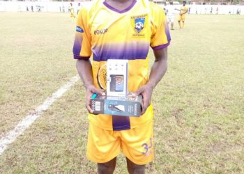 Ebenezer Ackahbi grabs MOTM Award in Medeama win over Sharks