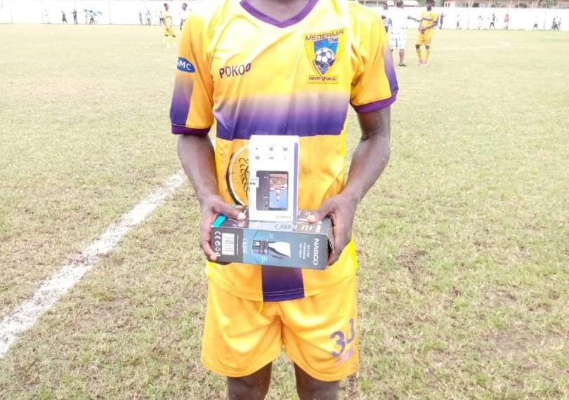 Ebenezer Ackahbi grabs MOTM Award in Medeama win over Sharks