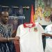 Ellembelle CPP Parliamentary candidate Hon Bonzoh Ewereko donates 100 T-shirts to Nzema Kotoko