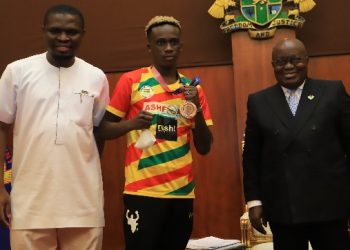 President Akufo-Addo rewards Samuel Takyi $15,000 and car