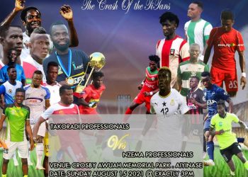 OFFICIAL- Nzema Professionals vs Sekondi-Takoradi Professionals date announced