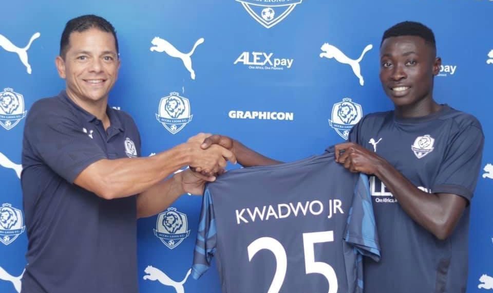 Accra Lions FC sign Midfielder Kwadwo Kyeremateng from All Blacks