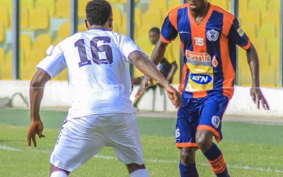 Karela United and two other clubs battle for former Legon Cities forward