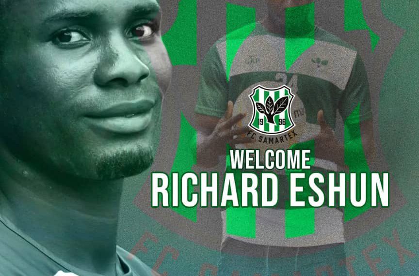Samartex capture Proud United forward Richard Eshun