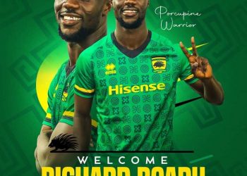 Asante Kotoko announce the capture of enterprising midfielder Richard Boadu