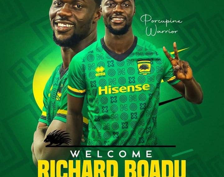 Asante Kotoko announce the capture of enterprising midfielder Richard Boadu