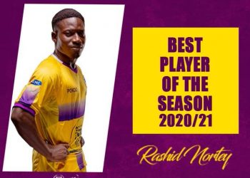 Rashid Nortey wins big at Medeama SC End of Season  Awards