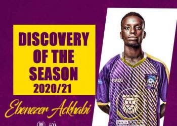 Medeama SC Awards Night 2021: Ebenezer Ackahbi adjudged discovery player of the season