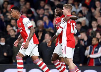 Video: Partey scores first goal for Arsenal