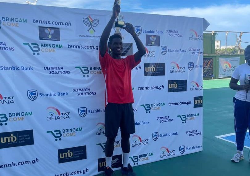 Tennis: Johnson Acquah wins Tennis Super Cup title