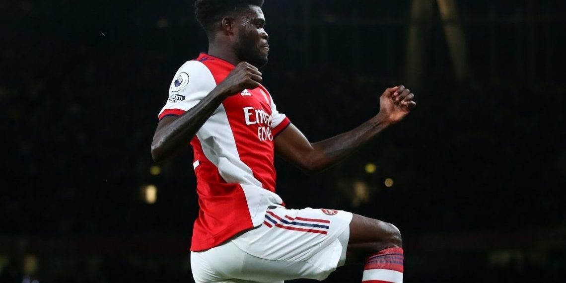 Thomas Partey scores first Arsenal goal in Premier League win over Aston Villa