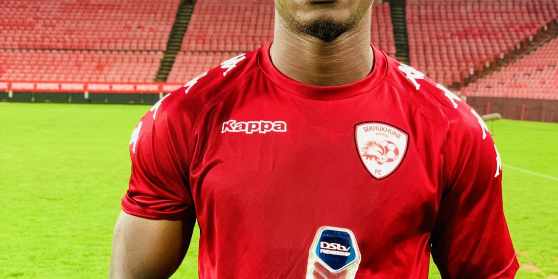 Edwin Gyimah wins  MOTM award in Sekhukhune win over Royal AM