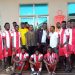 Nzema Kotoko Board present new training equipments to the playing body