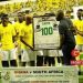 Dede Ayew scores and honored on his 100th appearance for Ghana