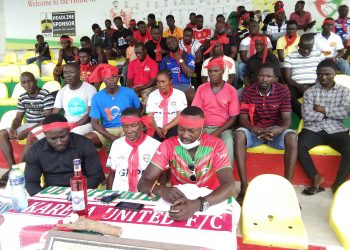 Karela United stage protest to remove Lawrence Cudjoe and two others